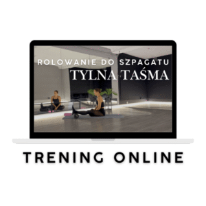 rolowanie tylnej taśmy do szpagatu