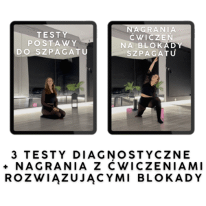 testy postawy do szpagatu