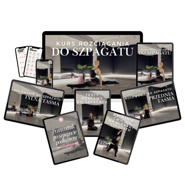 kurs rozciągania do szpagatu